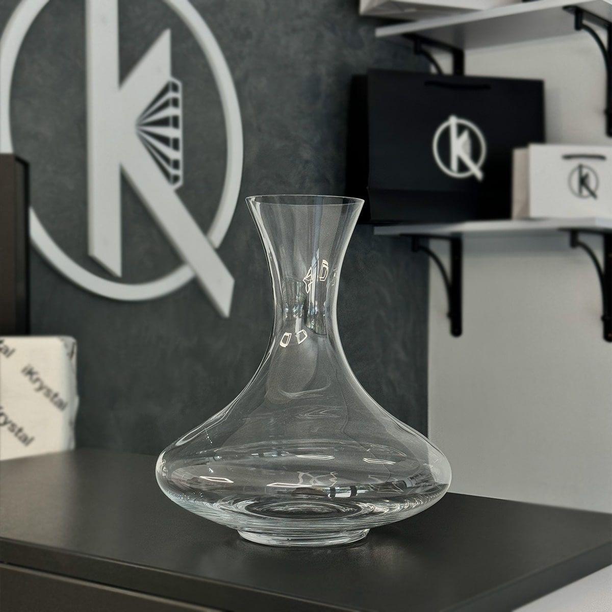 Decantor pentru vin din sticla Bohemia