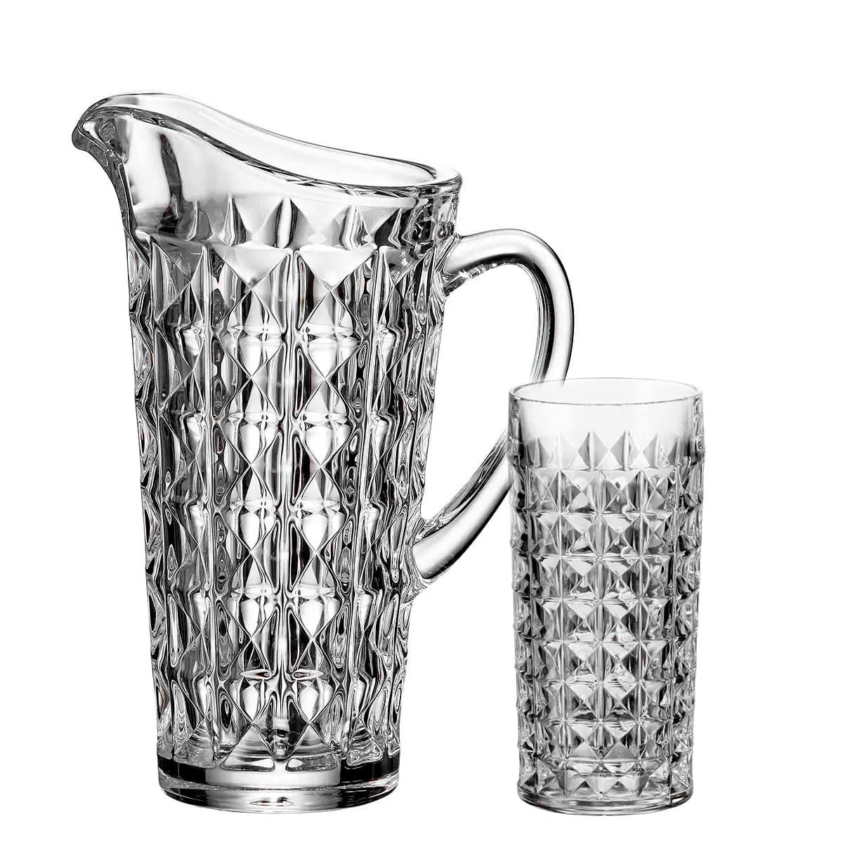 Set pentru bauturi Diamond din cristal Bohemia