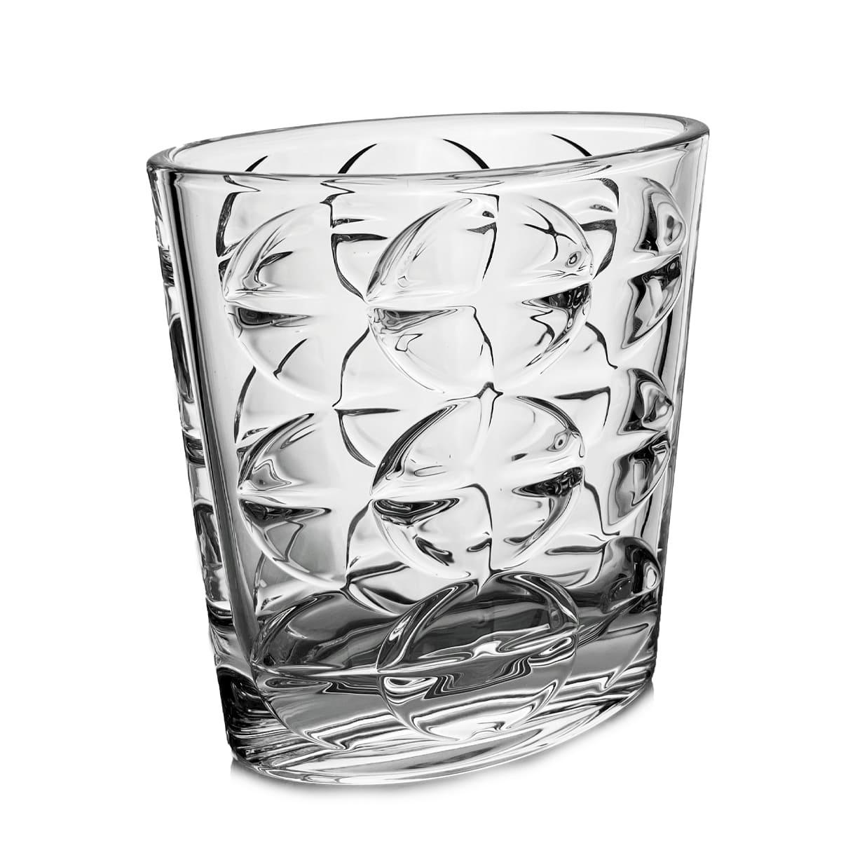 Vaza pentru flori din cristal bohemia cu design unic